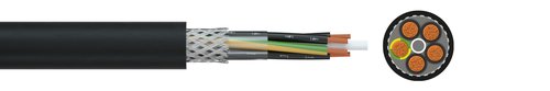 Screened FRNC control cable HSLCH-JZ/-OZ 600